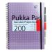 Pukka Pad Project Book Wirebound 200pp 80gsm A4+ Metallic Ref 6970-MET [Pack 3] 4016570