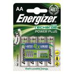 Energizer Battery Rechargeable NiMH Capacity 2000mAh HR6 1.2V AA Ref E300626700 [Pack 4] 4017082
