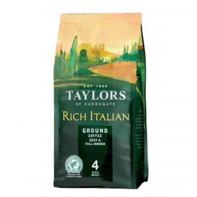 Taylors of Harrogate Rich Italian Coffee Roast & Ground Dark Roast 227g Ref A07660 4017736