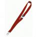 Durable Textile Name Badge Lanyards 20x440mm with Safety Closure Red Ref 813703 [Pack 10] 4019177