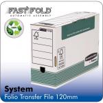 Fellowes Bankers Box Transfer File 120mm Green/White Ref 1179201 [Pack 10] 4020234