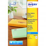 Avery Addressing Labels InkJet 14 per Sheet 99.1x38.1mm Clear Ref J8563-25 [350 Labels] 4020528