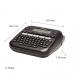 Brother P-Touch Labelmaker Desktop and Case 8 fonts TZE max. 12mm Ref PTD210VP 4020619