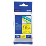 Brother P-touch TZE Label Tape 18mmx8m Black on Yellow Ref TZE641 4020707