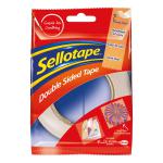 Sellotape Double Sided Tape 15mm x 5m [Pack 12] 4020983