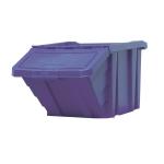 Recycle Storage Bin and Lid Blue 400x635x345mm 4023798