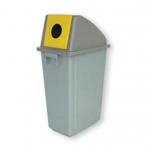 Recycling Bin for Bottles 60 Litre Capacity with Circular Slot