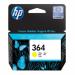 Hewlett Packard [HP]No.364 Inkjet Cartridge Page Life 300pp 3ml Yellow Ref CB320EE 4025124