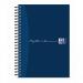 Oxford MyNotes Notebook Wirebound 90gsm Ruled Margin Perf Punched 2 Holes 100pp A5 Ref 400020197 [Pack 5] 4028859
