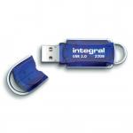 Integral Courier Flash Drive USB 3.0 Blue 32GB Ref INFD32GBCOU3.0 4029090
