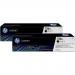 HP 126A Laser Toner Cartridge Page Life 1200pp Black Ref CE310AD [Pack 2] 4030020