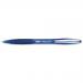 Bic Atlantis Soft Ball Pen Retractable Medium 1.0mm 0.32mm Line Blue Ref  9021322 [Pack 12] 4030841