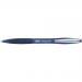 Bic Atlantis Soft Ball Pen Retractable Medium 1.0mm 0.32mm Line Blue Ref  9021322 [Pack 12] 4030841
