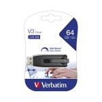 Verbatim Store n Go V3 USB 3.0 Drive Black/Grey 64GB Ref 49174 4038174
