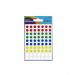 Avery Packet of Labels Colour Coding Diam.8mm Assorted Ref 32-291 [560 Labels] 4038807
