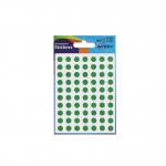 Avery Packets of Labels Round Diam.8mm Green Ref 32-302 [10x560 Labels] 4038830