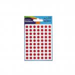 Avery Packets of Labels Round Diam.8mm Red Ref 32-301 [10x560 Labels] 4038869