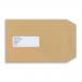 New Guardian Envelopes FSC Pocket Self Seal HvyWgt Wdw 130gsm C5 229x162mm Manilla Ref A23013 [Pack 250] 4039475