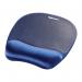 Fellowes Memory Foam Mousepad Wrist Support Blue Ref 9172801 4039842