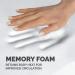 Fellowes Memory Foam Mousepad Wrist Support Blue Ref 9172801 4039842