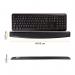 Fellowes Keyboard Wrist Rest Non-skid Memory Foam Black Ref 9178201 4039857