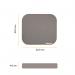 Fellowes Mousepad Solid Colour Grey Ref 58023-06 4039959