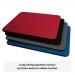 Fellowes Economy Mousepad Rubber Sponge backing and Non-slip Base Red Ref 29701 4039963