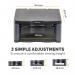 Fellowes Premium Monitor Riser Plus for 21in Capacity 36kg 5 Heights 118-168mm Graphite Ref 9169501 4040068