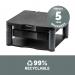 Fellowes Premium Monitor Riser Plus for 21in Capacity 36kg 5 Heights 118-168mm Graphite Ref 9169501 4040068