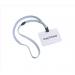 Durable Visitor Name Badges with Textile Lanyard with Safety Closure Grey Ref 8139-10 [Pack 10] 4041316