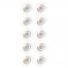 Nobo Glass Whiteboard Magnets Dia 32mm Clear Ref 1903854 [Pack 10] 4042061