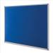Nobo Premium Plus Blue Felt Notice Board 900x600mm Ref 1915188 4042251