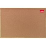 Nobo Classic Office Noticeboard Cork with Natural Oak Finish W1800xH1200mm Ref 37639005 4042383