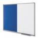 Nobo Classic Combination Board Magnetic Drywipe and Felt W1200xH900mm Blue Ref 1902258 4043303