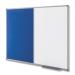 Nobo Classic Combination Board Magnetic Drywipe and Felt W1200xH900mm Blue Ref 1902258 4043303