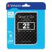 Verbatim Portable Hard Drive 2TB Black Ref 53195 4043678