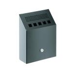 Durable Ash Bin Wall-mounted Capacity of 2.5 Litres 205x80x275mm Charcoal Ref 333301 4044104