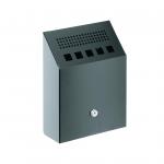 Durable Ash Bin Wall-mounted Capacity of 2.5 Litres 205x80x275mm Charcoal Ref 3333/01 4044104
