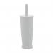 The photo shows a white toilet brush set from Addis Group Ltd with the brand name clearly visible. The set includes a brush with a sturdy handle and matching holder. The design is modern and sleek, making it a great addition to any washroom.