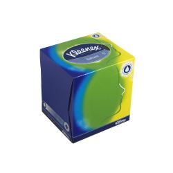Kleenex Balsam Facial Tissues Cube 3 Ply White Protective Balm 56 Sheets Ref 8825 [Pack 12] 4045732