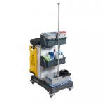 Numatic Xtra-Compact XC-1 Cleaning Trolley with 3 Buckets and 2 Tray Units W840xD570xH1060mm Ref 907440 4046194