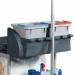 Numatic Xtra-Compact XC-1 Cleaning Trolley with 3 Buckets and 2 Tray Units W840xD570xH1060mm Ref 907440 4046194