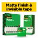 Scotch Magic Tape 12mmx66m Matt Ref 8101266 [Pack 2] 4046501