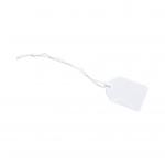 Ticket Labels Strung Durable 37x24mm White [Pack 1000] 4046913