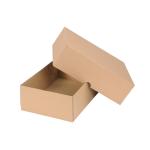 Self Locking Box Carton and Lid A4 W305xD215xH100mm Brown [Pack 10] 4047729