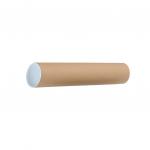 Postal Tube Cardboard with Plastic End Caps L450xDia.76mm RBL10522 [Pack 12] 4047740