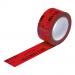 Security Tape Tamper Evident 48mmx50m Red 4048155