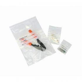 Grip Seal Polythene Bags Resealable Write On 40 Micron 100X140mm PGW125 Pack of 1000 4048332