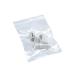 Grip Seal Polythene Bags Resealable Plain 40 Micron 125x190mm PG9 [Pack 1000] 4048345