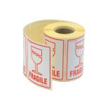 Parcel Labels Fragile 108x79mm on Roll Diameter 210mm [500 Labels] 4048880